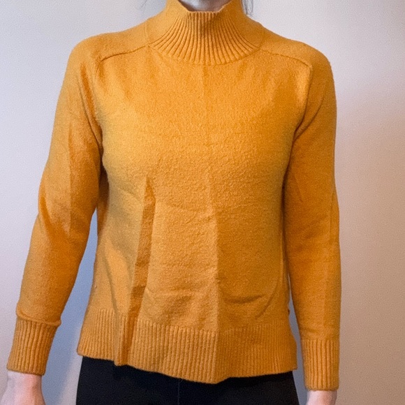 Orange High Neck Sweater - Picture 5 of 7